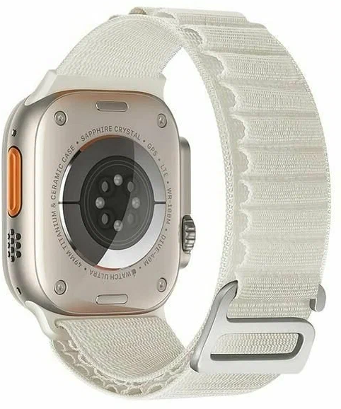 Тканевый ремешок Alpine Loop для Apple Watch 38-41mm (Бежевый)