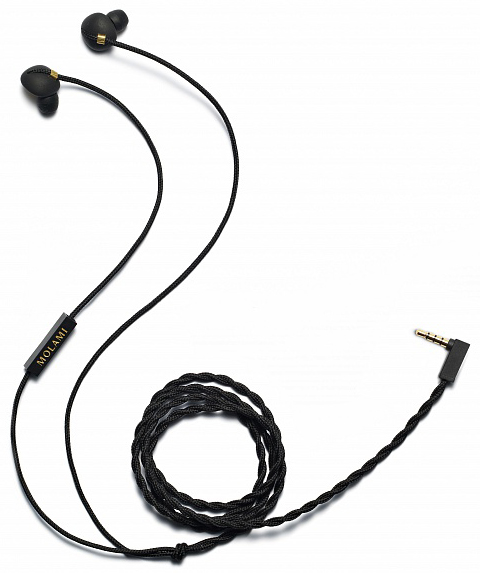 Внутриканальные наушники Molami Stitch Matte Black & Gold 