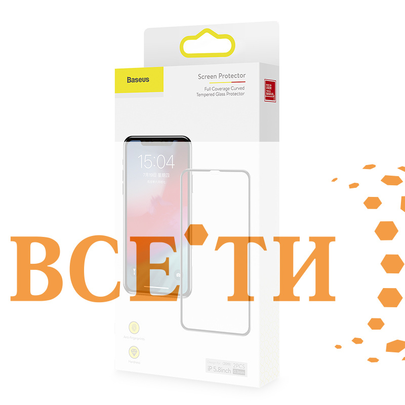 Защитное стекло Baseus 2pcs pack+Pasting Artifact для iPhone XR/11 6.1inch ( SGAPIPH61S-KC01 )