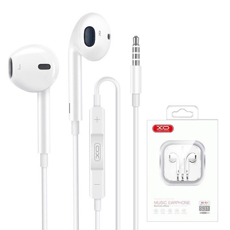 Наушники XO S31 Stereo wired controll 