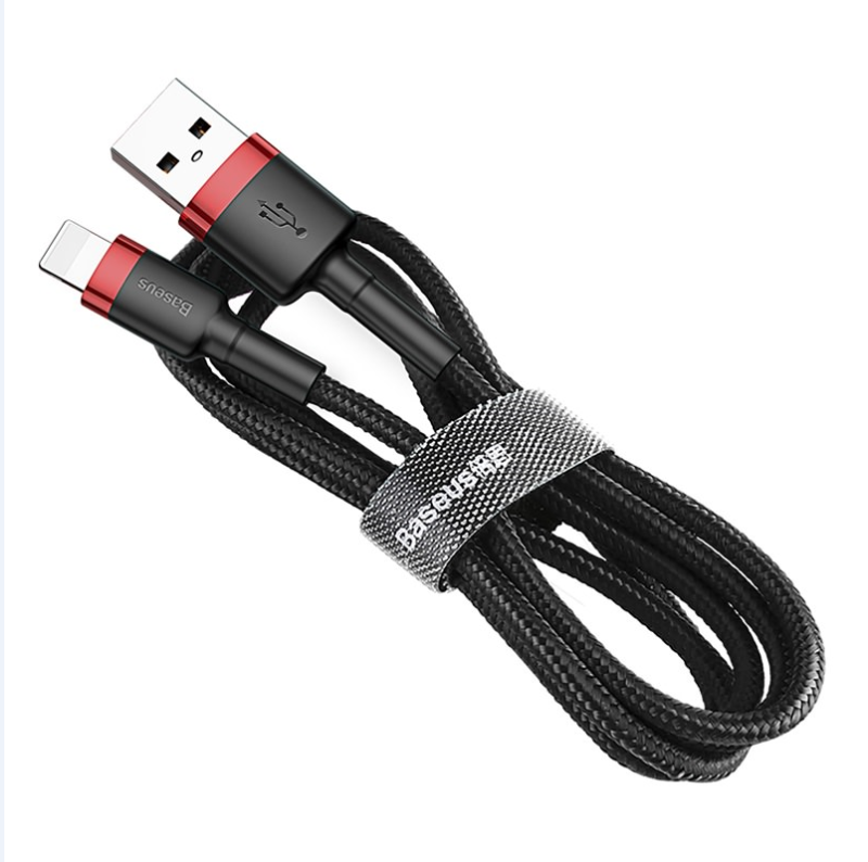 Кабель Baseus cafule Cable USB lightning 2.4A 1M 
