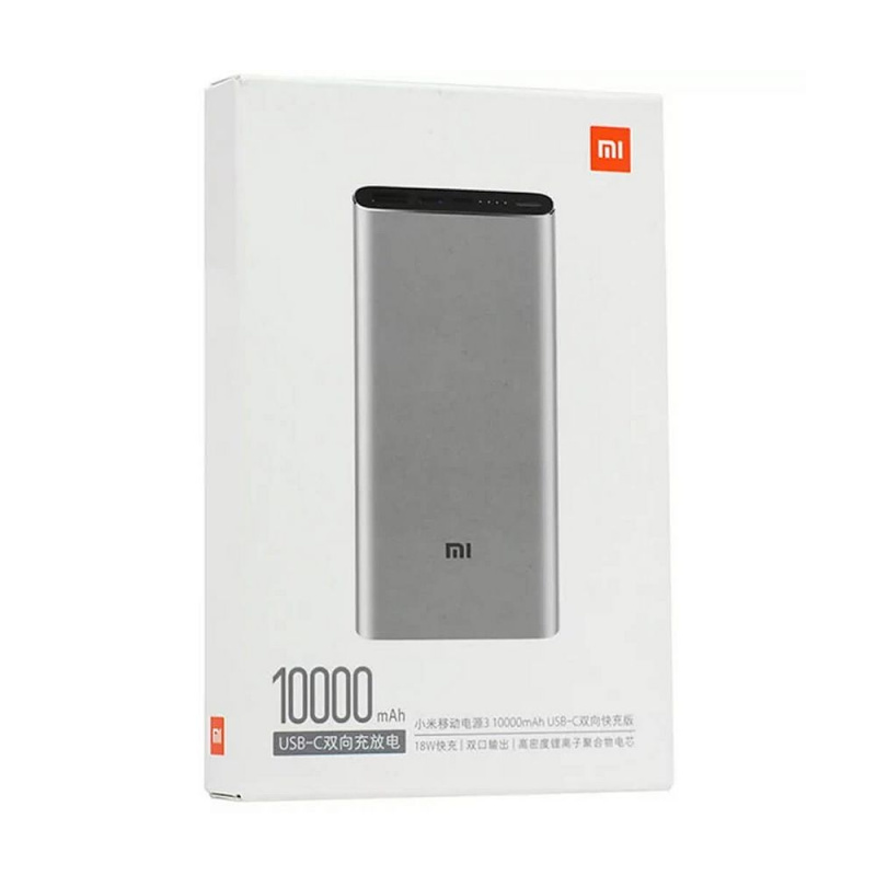 Дополнительный аккумулятор Xiaomi Mi Power Bank 3 10000mAh USB-C PLM12ZM