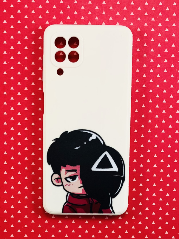 Накладка силиконовая Игра в кальмара для Samsung A22