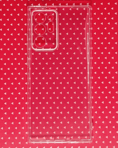 Силиконовый чехол JUST 1mm с вырезом под камеру для Samsung Note 20 Ultra (Прозрачный)