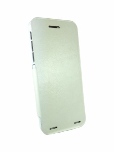 Чехол книжка с дополнительным аккумулятором Extenal Battery case 3500mAh для iPhone 6/6S белый