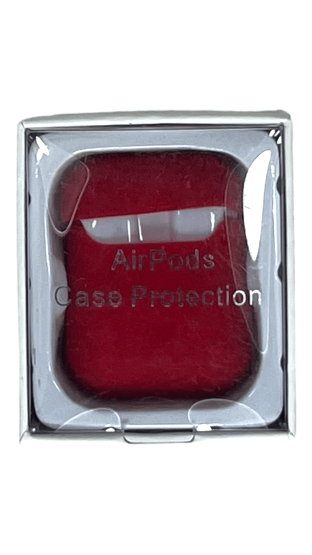 Чехол Silicon case AirPods 1/2 №02 (Красный арбуз)