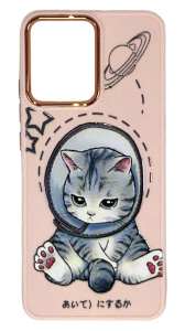 Силиконовая плотная накладка с рисунком для Samsung A33 вид 1