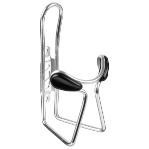 Флягодержатель алюминиевый с пластиковыми держателями серебристый