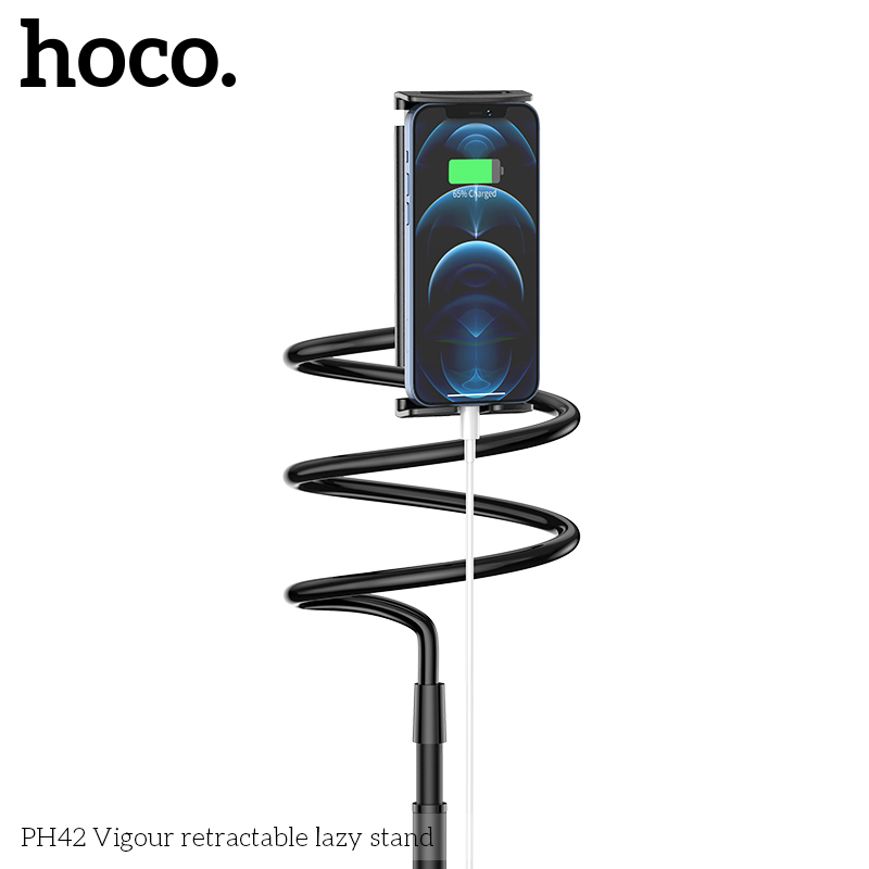 Напольный держатель для планшета Hoco PH42 Vigour retractable lazy stand от 4.5 до 10 дюймов