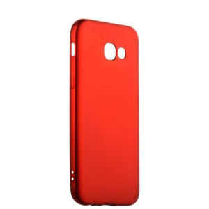 Накладка силиконовая матовая для Samsung Galaxy A3 (2017) красная