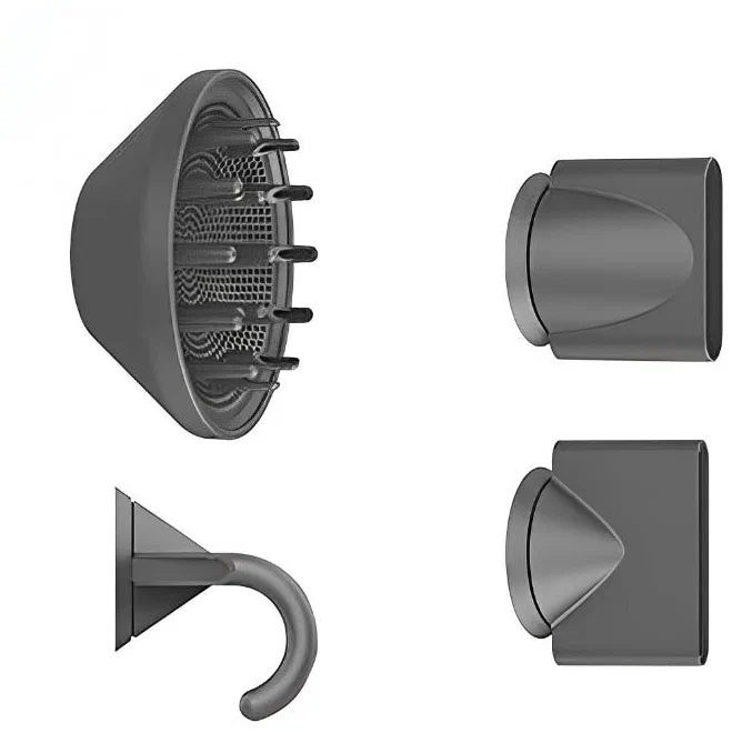 Фен SenCiciMen Hair Dryer X13 Grey 1600W 4 насадки (Серый)