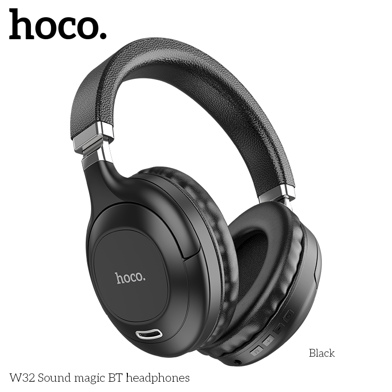 Беспроводные накладные наушники Hoco W32 Sound magic BT headphones