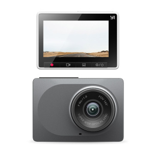 Видеорегистратор Xiaomi Car Yi 1920x1080P/ Wi-Fi/ 30fps/ 2.7  LCD/ microSD 32гб/ microUSB (Серый)