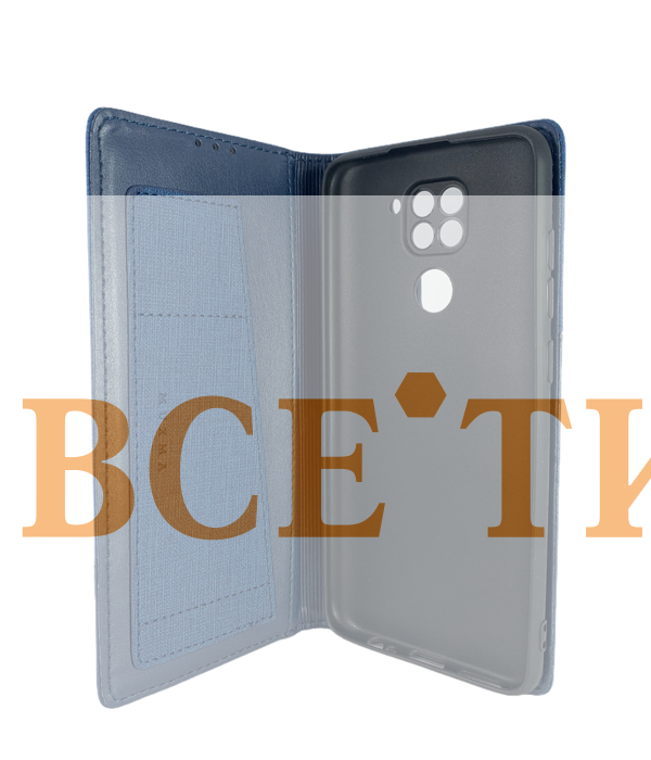 Чехол-книжка для Xiaomi Redmi Note 9 s с кармашком для карты