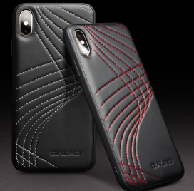 Накладка натуральная кожа Qialino Soft PC для iPhone XR