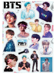 Наклейки Стикерпак формат А5 в ассортименте