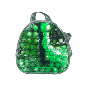 Рюкзак антистресс Pop it (серебро)