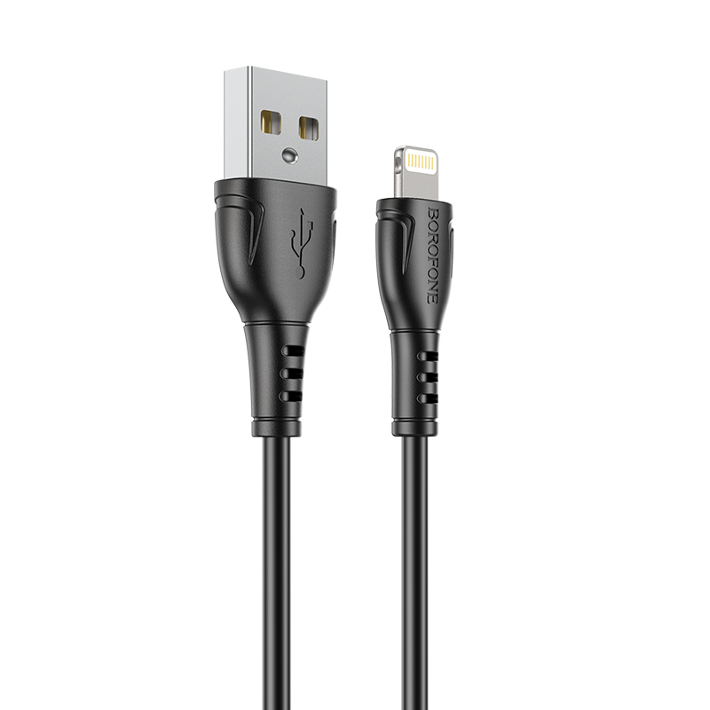 Кабель Borofone BX51 USB 2.4A для Lightning 1м (Черный)