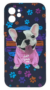 Силиконовая накладка Светящийся фосфор для iPhone 12 вид 9