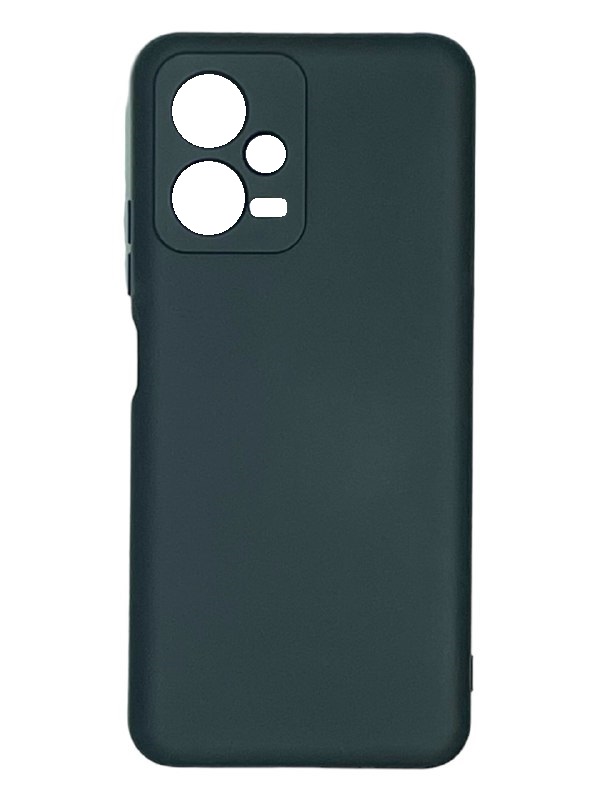 Силиконовый чехол "Silicon Cover без лого" для Xiaomi Redmi Note 12 5G (Черный)