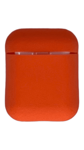 Чехол Silicon case AirPods 1/2 №03 (Оранжевый)