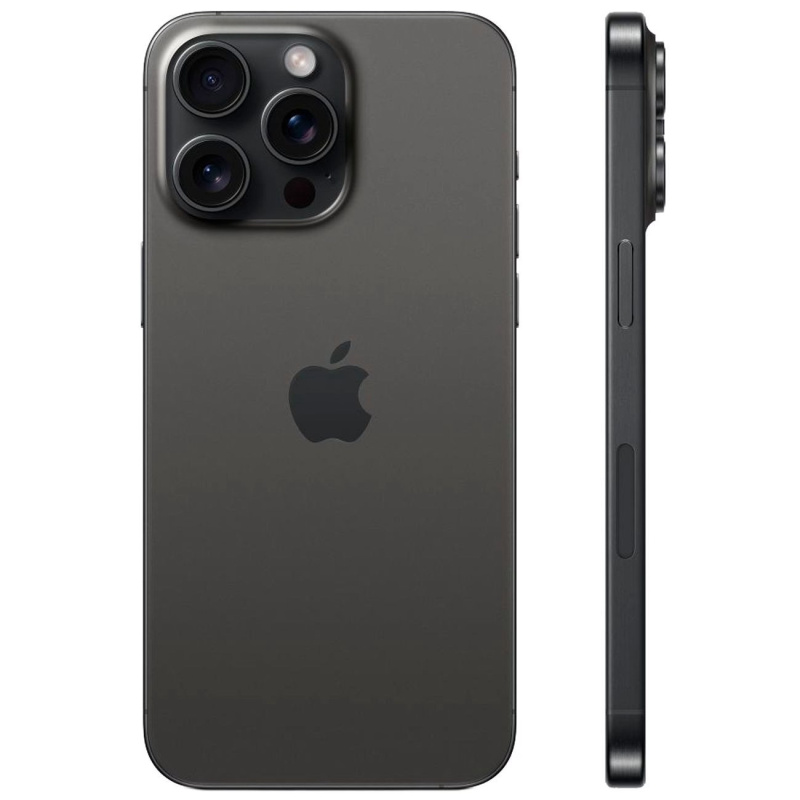 Смартфон Apple iPhone 15 Pro 256GB Black Titanium (Черный)
