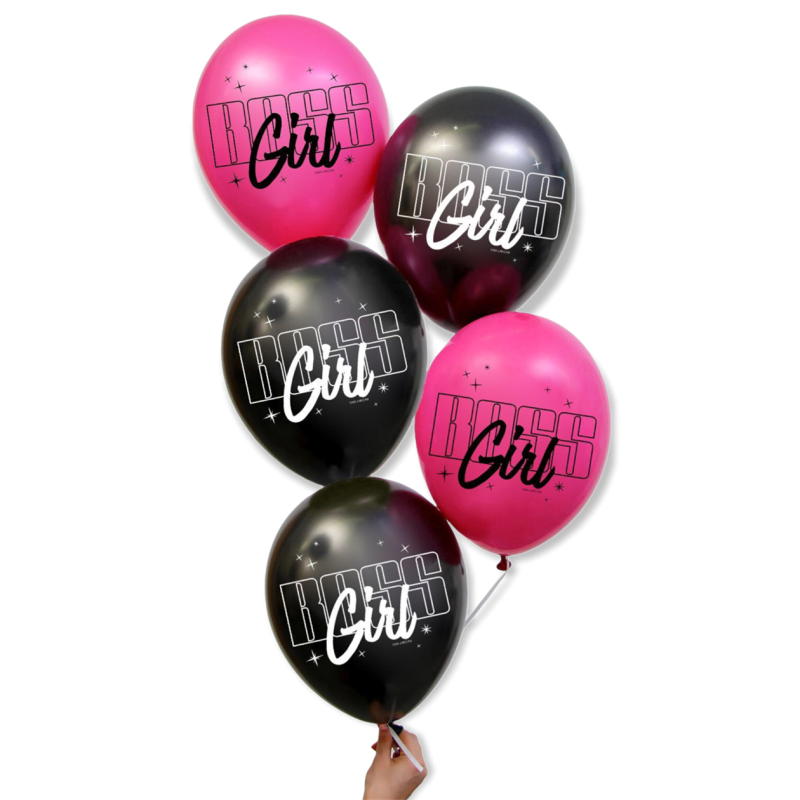 Шар латекстный "Boss girl", 5 шт