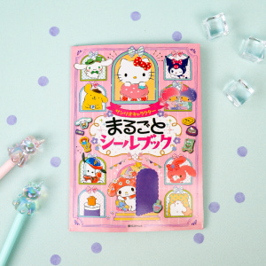 Мини-блокнот с наклейками "Персонажи Санрё" розовый 22 листа