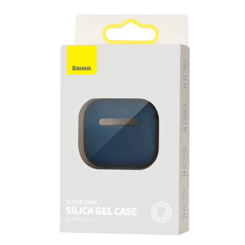 Кейс Baseus Super Thin Silica Gel Case для Apple Air Pods 3 (2021) Кейс Baseus Super Thin Silica Gel Case для Apple Air Pods 3 (2021)