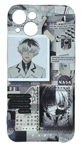 Силиконовая накладка Светящийся фосфор для iPhone 13 вид 11