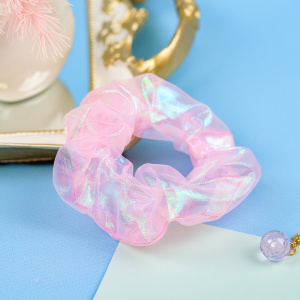 Резинка для волос "Shine" розовая 