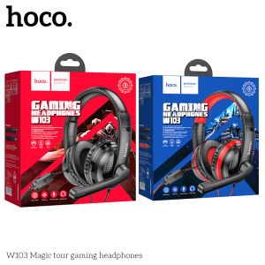 Игровые наушники с микрофоном Hoco W103 Magic tour gaming headphones