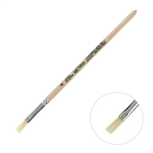 Кисть Щетина плоская № 4