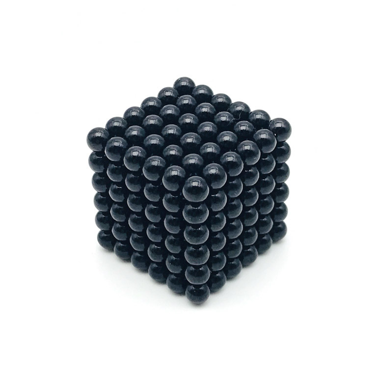 Антистресс магнит "Неокуб" 216 шариков d=0,3 см чёрный