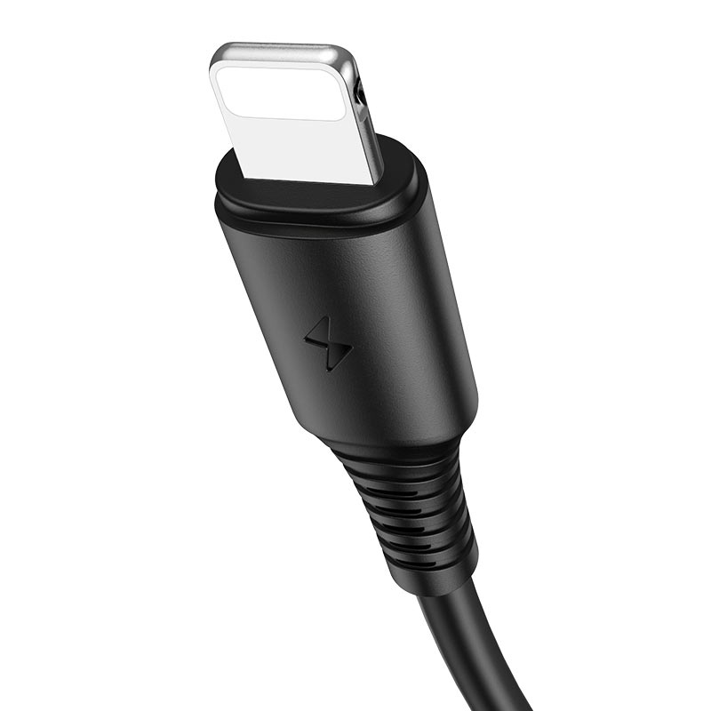 Кабель Borofone BX47 USB 2.4A для Lightning 1м (Черный)