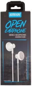 Внутриканальные наушники JOYROOM JR-EL117 Open type music AUX разъём с микрофоном (Белый)