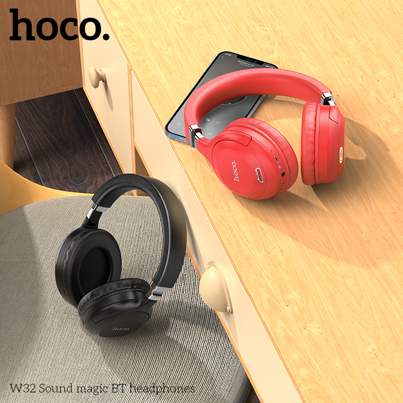 Беспроводные накладные наушники Hoco W32 Sound magic BT headphones