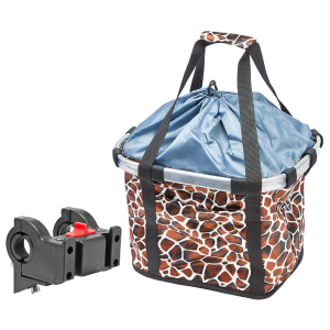 Корзина на руль Novasport JL-081 леопард