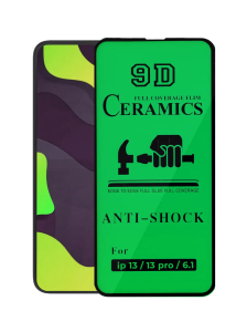 Защитная пленка Ceramics глянцевая для iPhone 13/13 Pro (Черный)