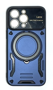 Силиконовая накладка MagSafe для iPhone 15 Pro Max (Темно-синий)