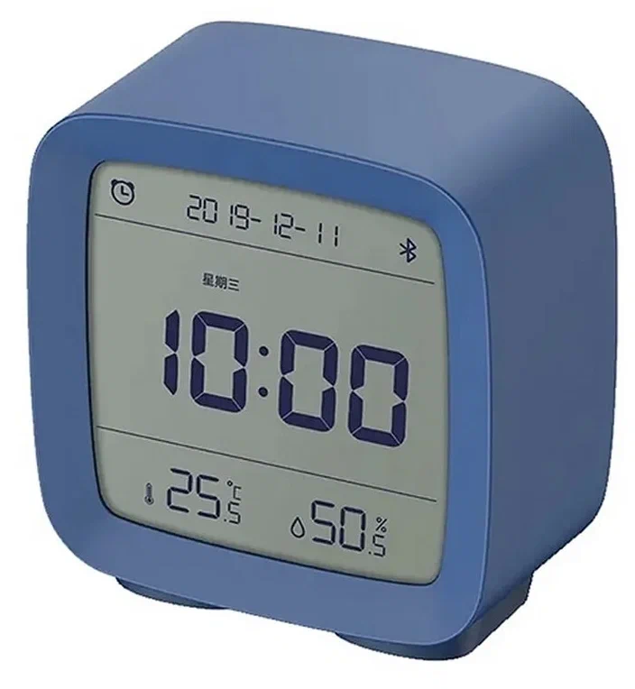 Будильник Xiaomi ClearGrass Bluetooth Thermometer Alarm clock CGD1 (Синий)