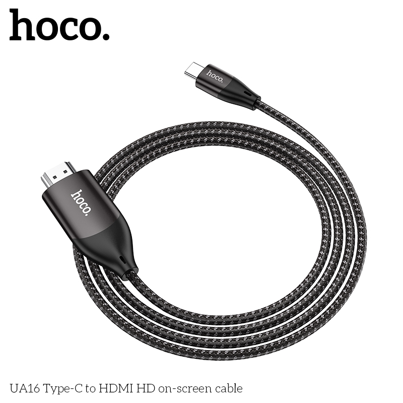 Кабель Hoco UA16 Type-C to HDMI HD on-screen cable