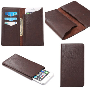 Чехол-кошелек Ulike Универсальный с отверстиями под карты (Коричневый)