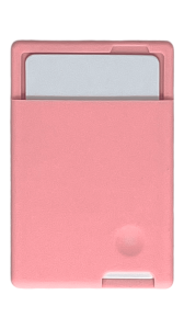 Визитница силикон наклейка (Розовый)