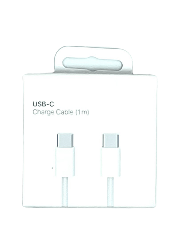 Кабель iPhone 15 USB‑C PD+PD для зарядки (1м) 60W (Белый)