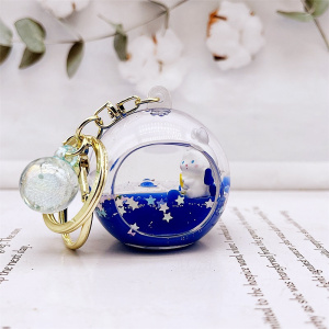 Брелок "Кролик" синий шар