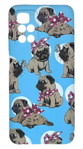 Силиконовая накладка Светящийся фосфор для Xiaomi Redmi 10 вид 6