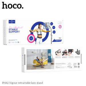 Напольный держатель для планшета Hoco PH42 Vigour retractable lazy stand от 4.5 до 10 дюймов