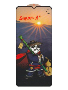 Защитное стекло A+ Full Glue для Xiaomi Redmi 12C (Черный)