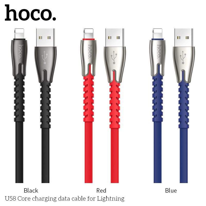 Кабель USB Hoco U58 Core charging data Lightning